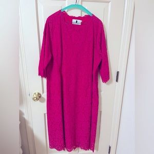 Dainty Jewell’s velvet bows lace dress 3xl